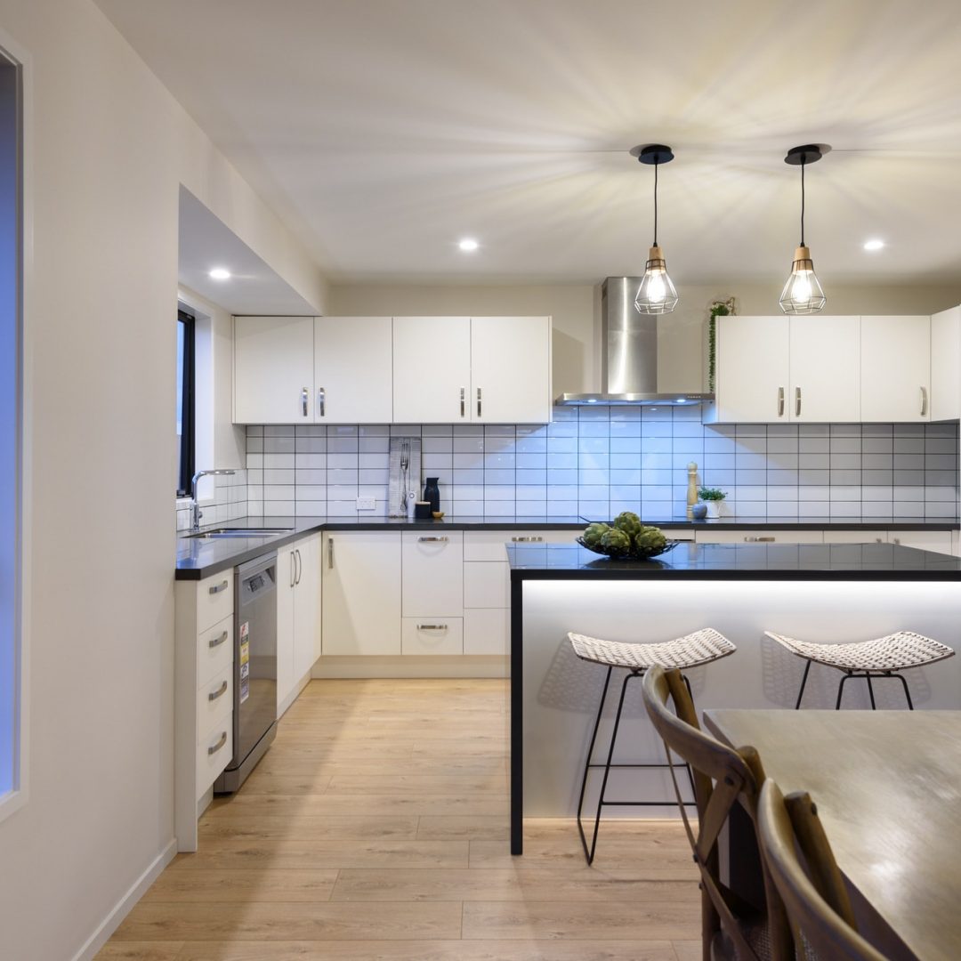 New kitchen install by Deluxe Homes, Papamoa.