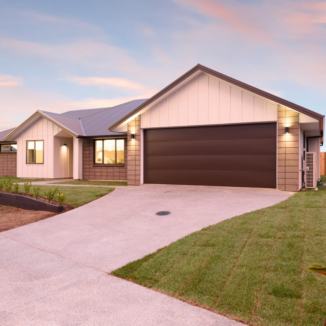 Brand new home build by Deluxe Homes, Papamoa.