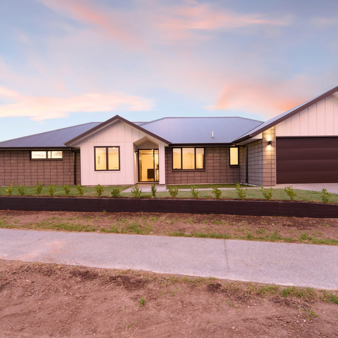 New home build by Deluxe Homes, on Pimelea Street, Papamoa.