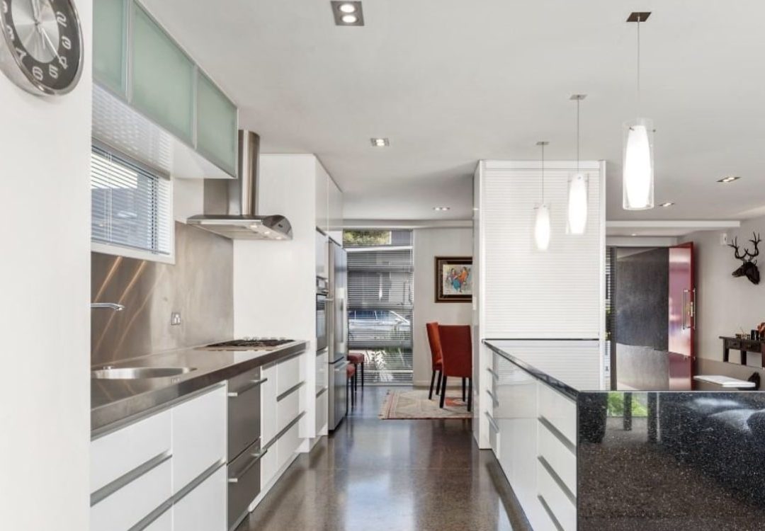 Modern open plan townhouse built by Deluxe Homes.